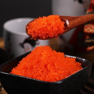 मासागो टोबिको कैपेलिन फिश रो सुशी फ्लाइंग फिश रो फ्रोजन कैपेलिन