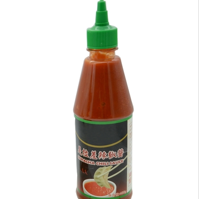 स्टोर प्लास्टिक की बोतल मिर्च पाउडर सॉस गर्म मसालेदार 482g * 12bottles