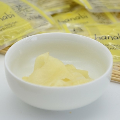 ताजा कार्बनिक मसालेदार सुशी अदरक कटा हुआ और पट्टी 160g / बोतल