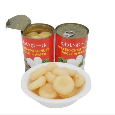 मीठा 425g 567g डिब्बाबंद फल सब्जियां पानी चेस्टनट सिरप में