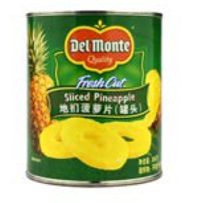 डिब्बाबंद अनानास सिरप में डिब्बाबंद फल सब्जियां 567g 3kg