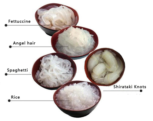 चीनी कार्बनिक कम कार्ब शिराताकी Konjac नूडल चीनी मुक्त स्वास्थ्य भोजन